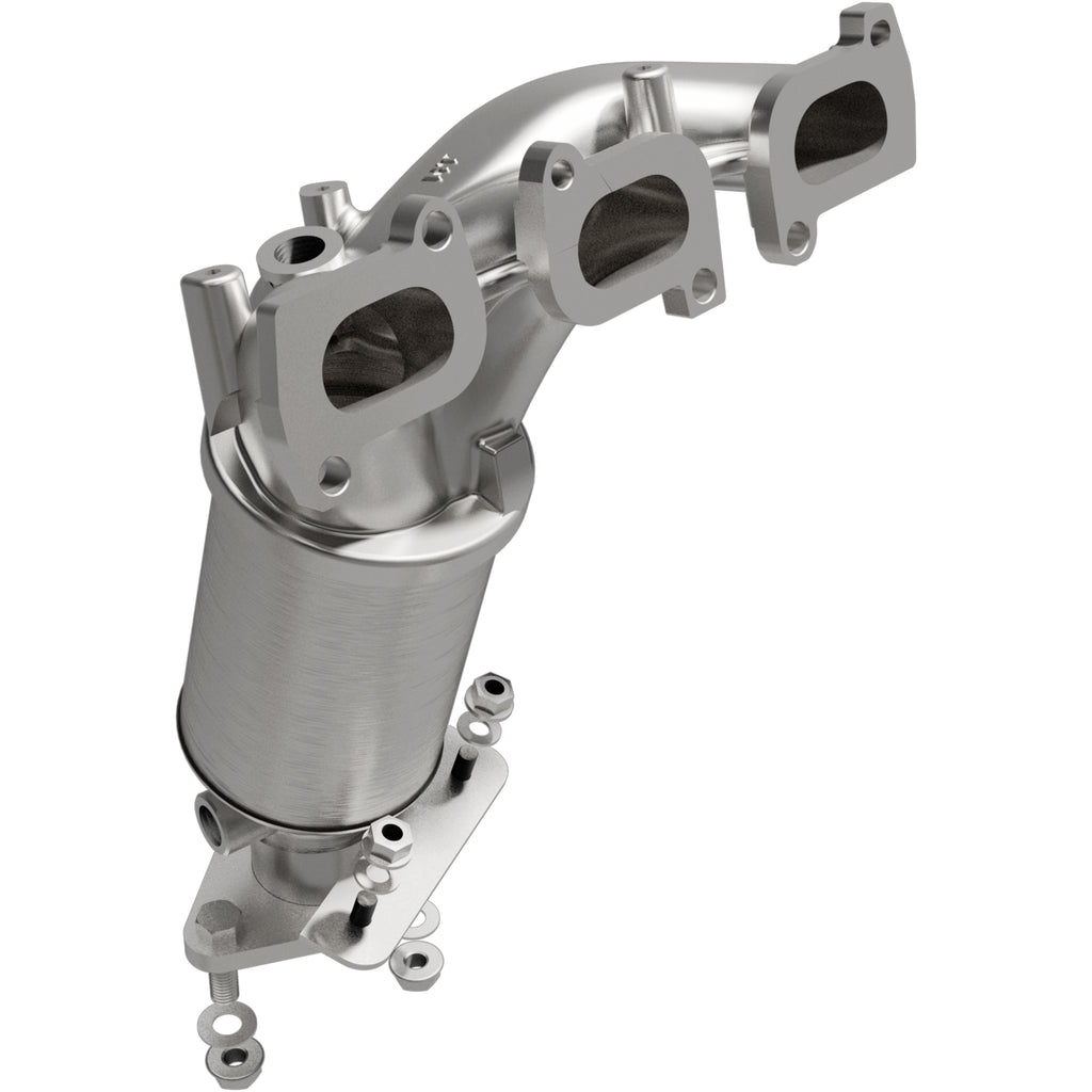 Catalytic-Converter-With-Integrated-Exhaust-Manifold