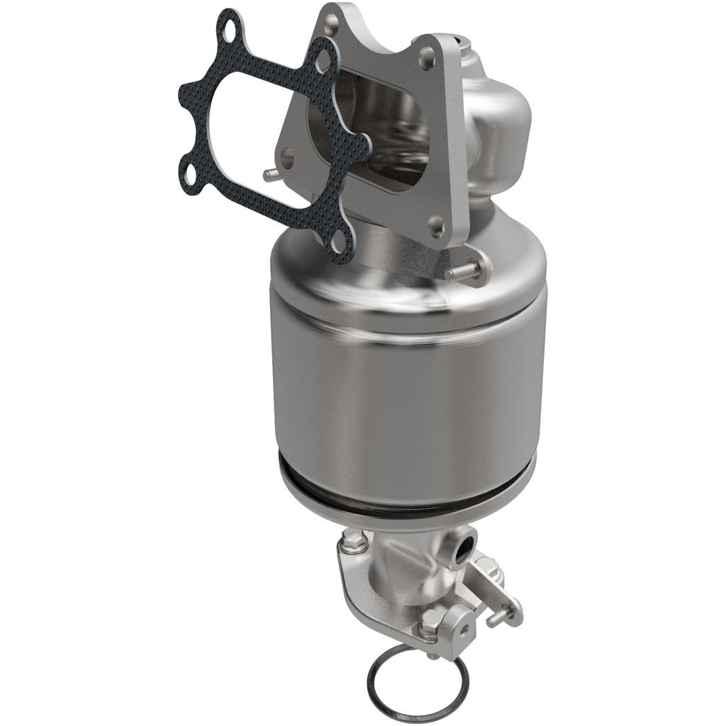 Catalytic-Converter-With-Integrated-Exhaust-Manifold