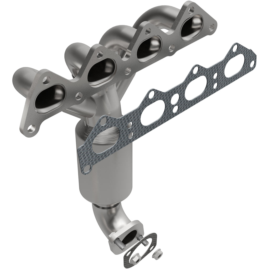 Catalytic-Converter-With-Integrated-Exhaust-Manifold