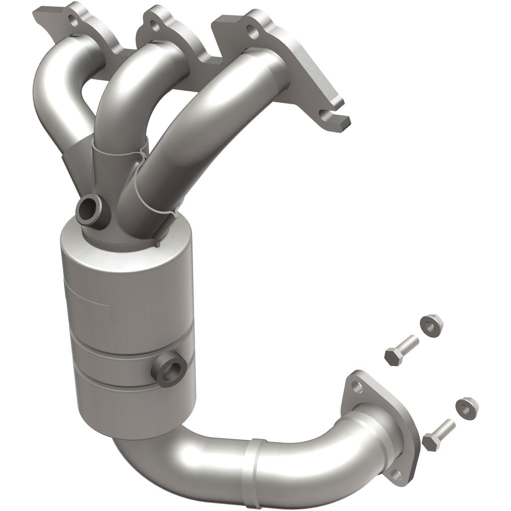 Catalytic-Converter-With-Integrated-Exhaust-Manifold