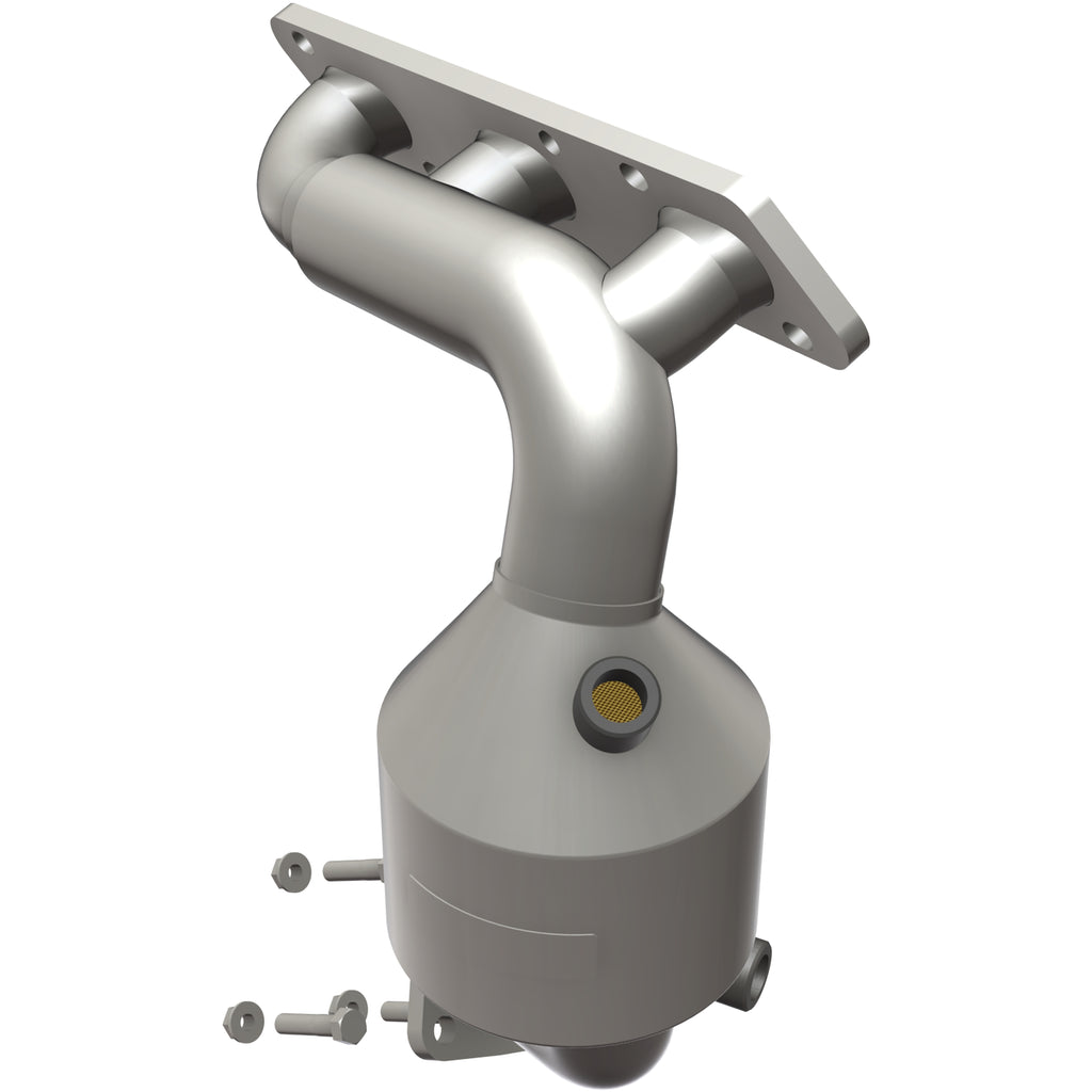 Catalytic-Converter-With-Integrated-Exhaust-Manifold