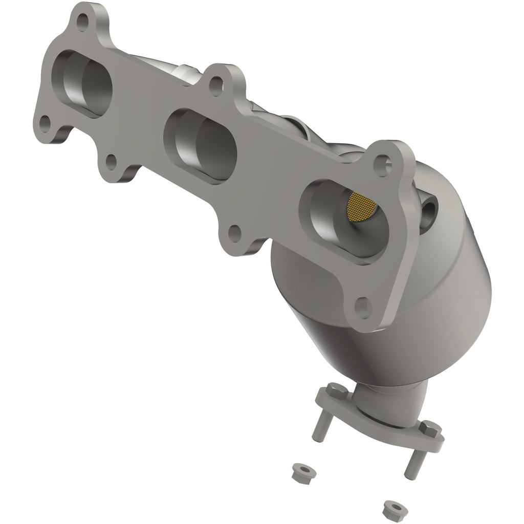 Catalytic-Converter-With-Integrated-Exhaust-Manifold