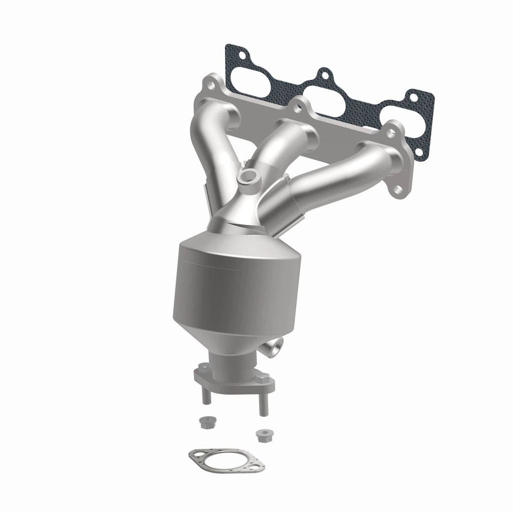 Catalytic-Converter-With-Integrated-Exhaust-Manifold