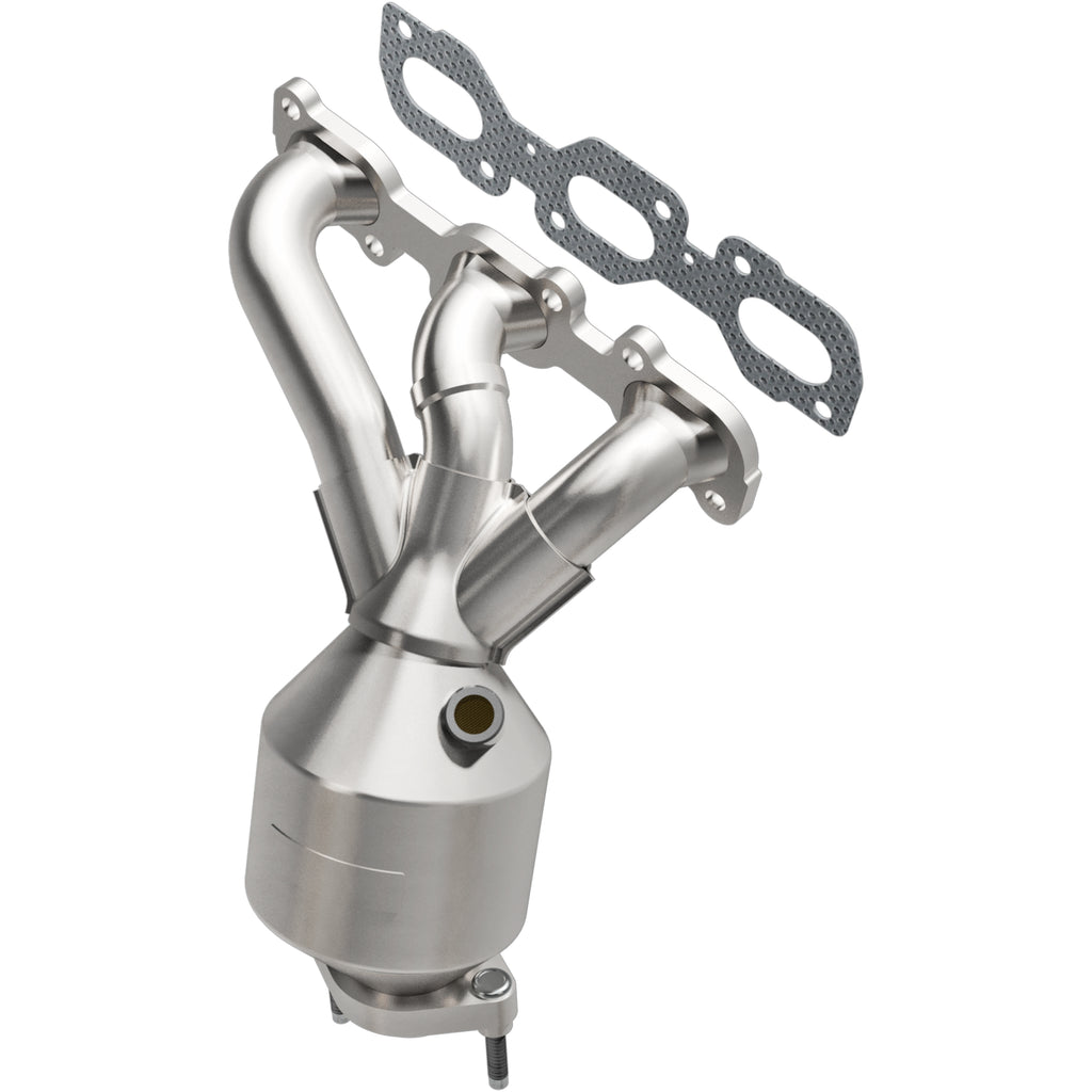 Catalytic-Converter-With-Integrated-Exhaust-Manifold