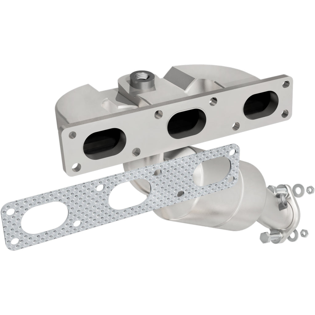Catalytic-Converter-With-Integrated-Exhaust-Manifold