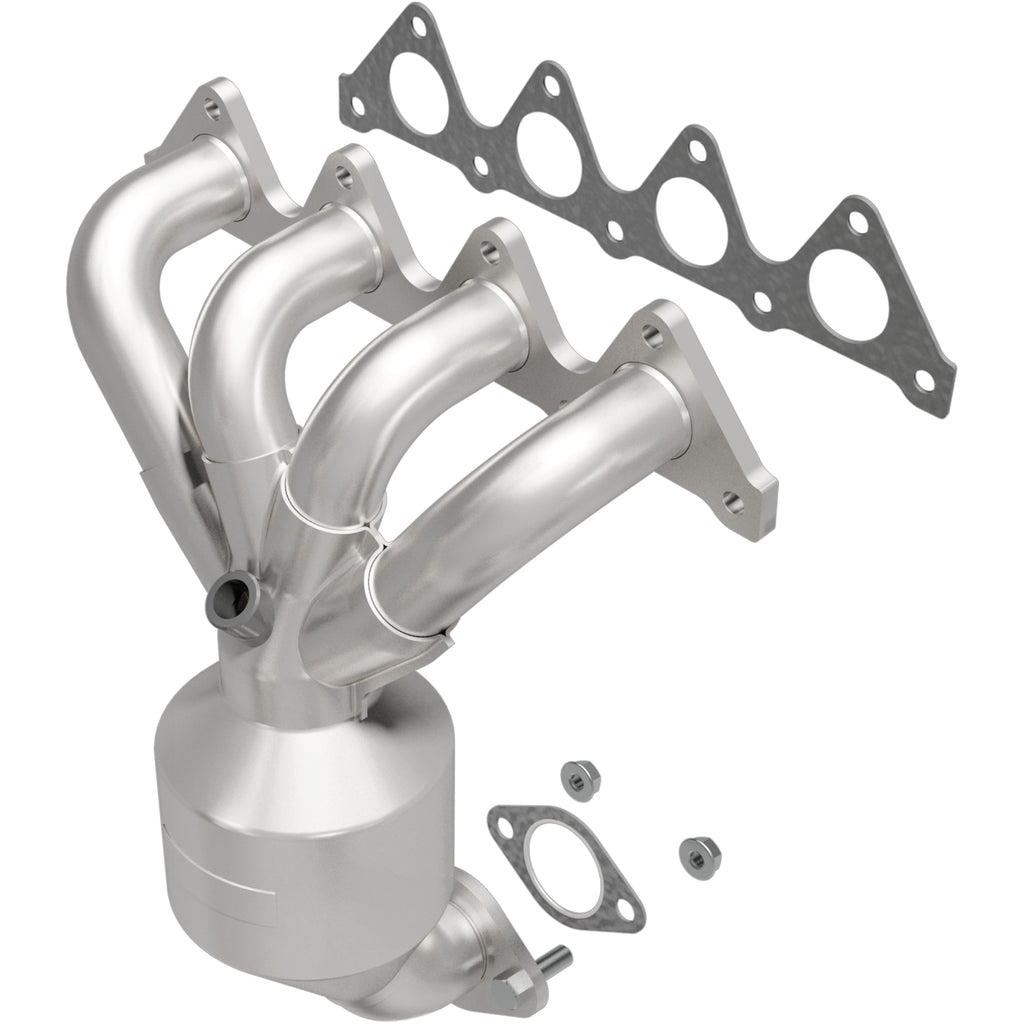 Catalytic-Converter-With-Integrated-Exhaust-Manifold