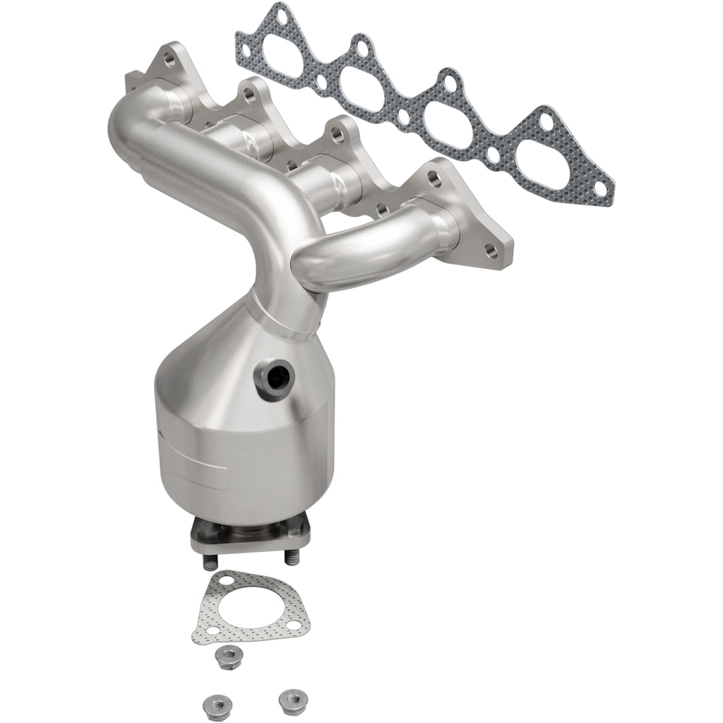 Catalytic-Converter-With-Integrated-Exhaust-Manifold