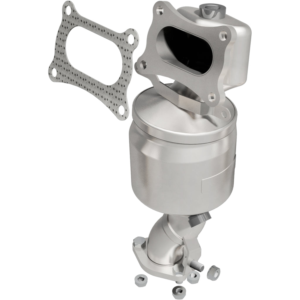 Catalytic-Converter-With-Integrated-Exhaust-Manifold