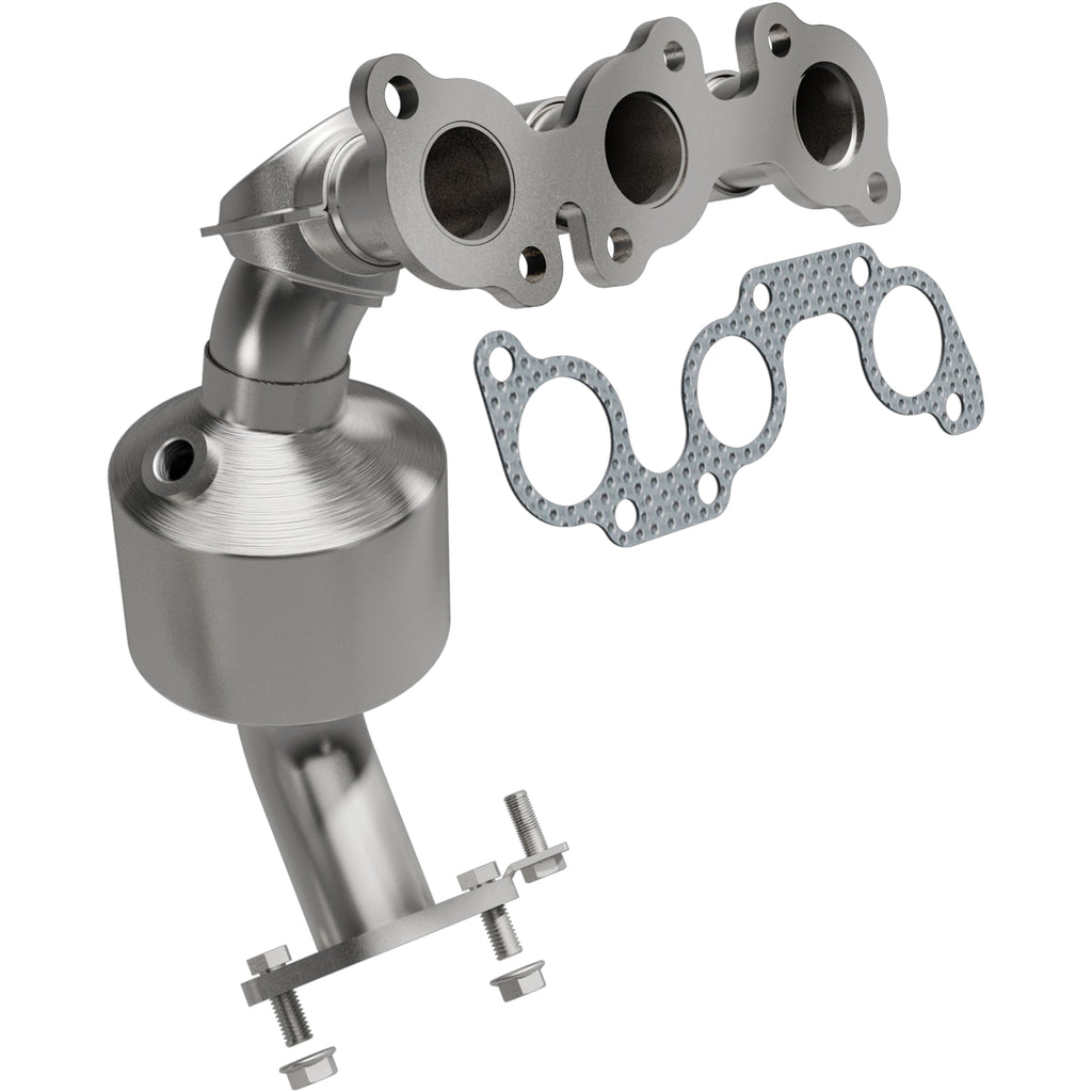 Catalytic-Converter-With-Integrated-Exhaust-Manifold
