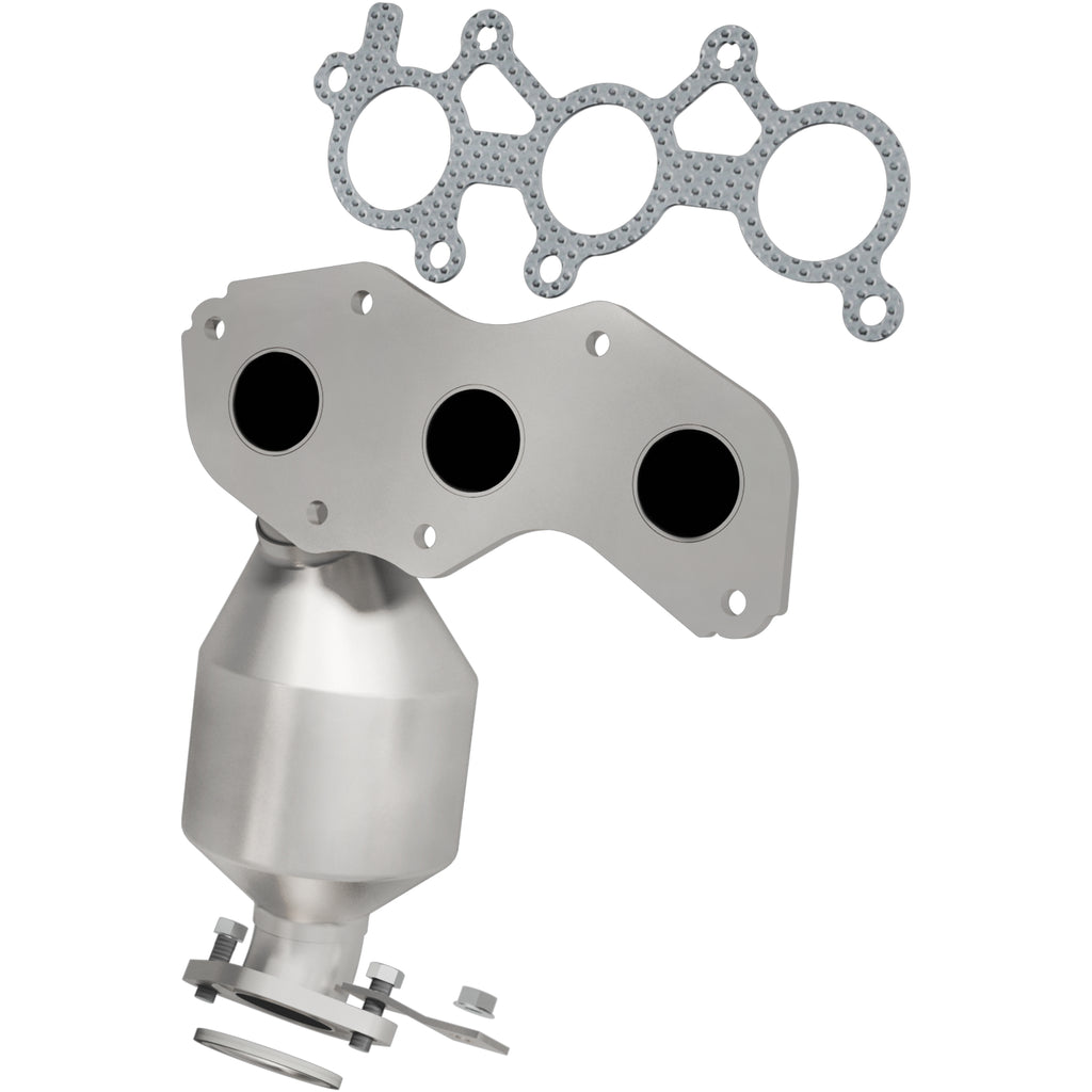 Catalytic-Converter-With-Integrated-Exhaust-Manifold