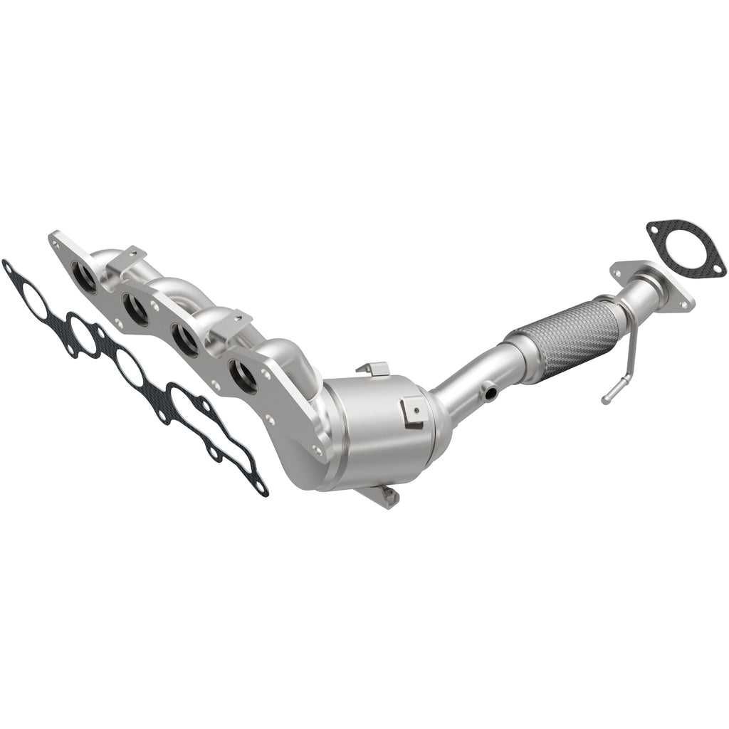 Catalytic-Converter-With-Integrated-Exhaust-Manifold