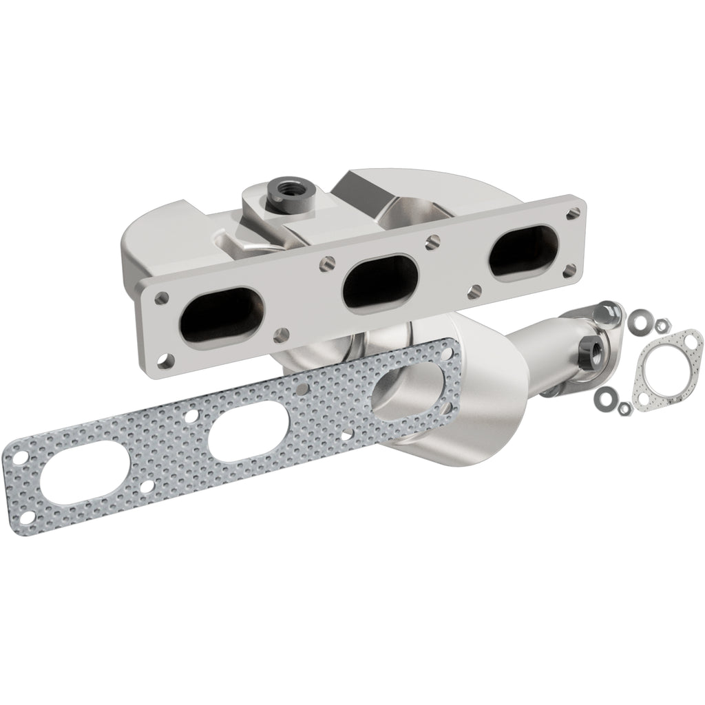 Catalytic-Converter-With-Integrated-Exhaust-Manifold