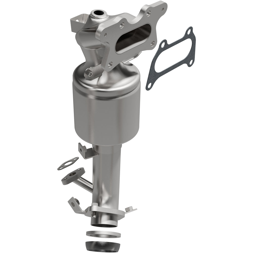 Catalytic-Converter-With-Integrated-Exhaust-Manifold