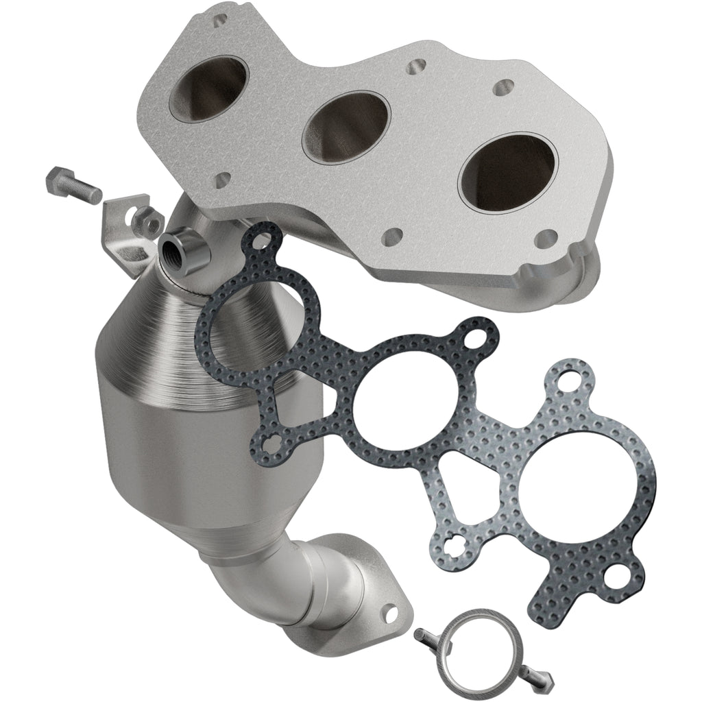 Catalytic-Converter-With-Integrated-Exhaust-Manifold