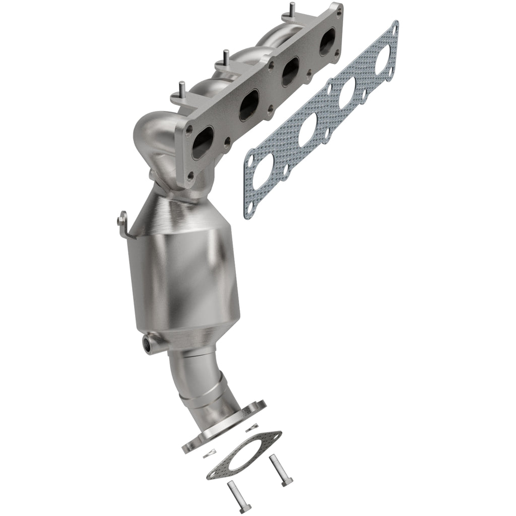 Catalytic-Converter-With-Integrated-Exhaust-Manifold