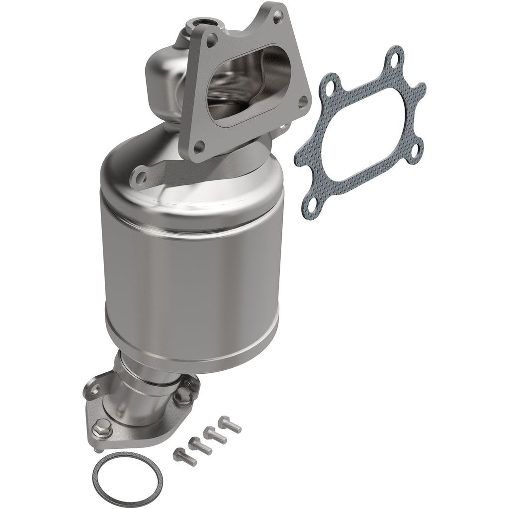 Catalytic-Converter-With-Integrated-Exhaust-Manifold