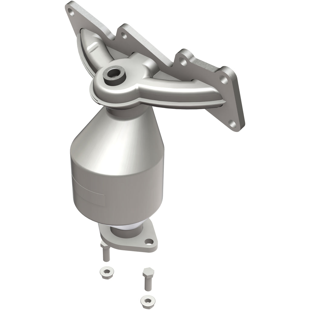 Catalytic-Converter-With-Integrated-Exhaust-Manifold