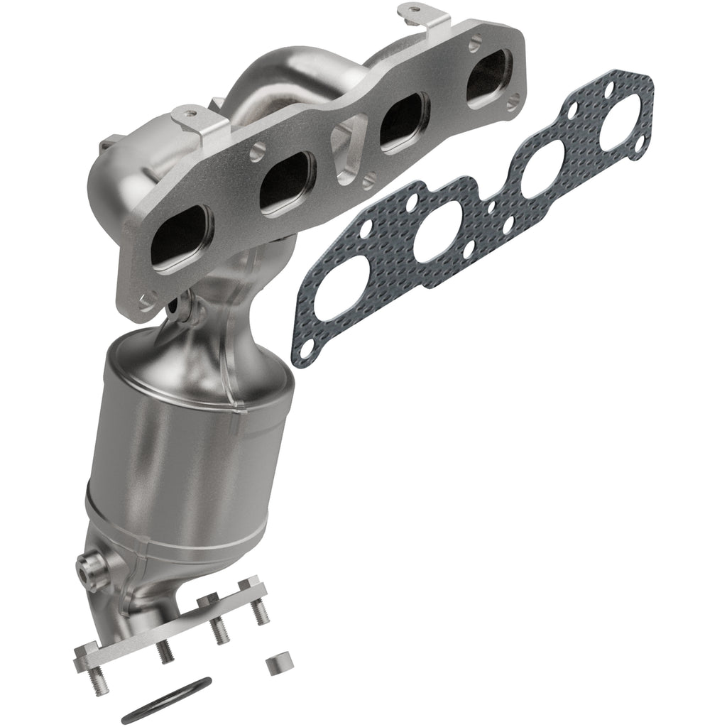 Catalytic-Converter-With-Integrated-Exhaust-Manifold