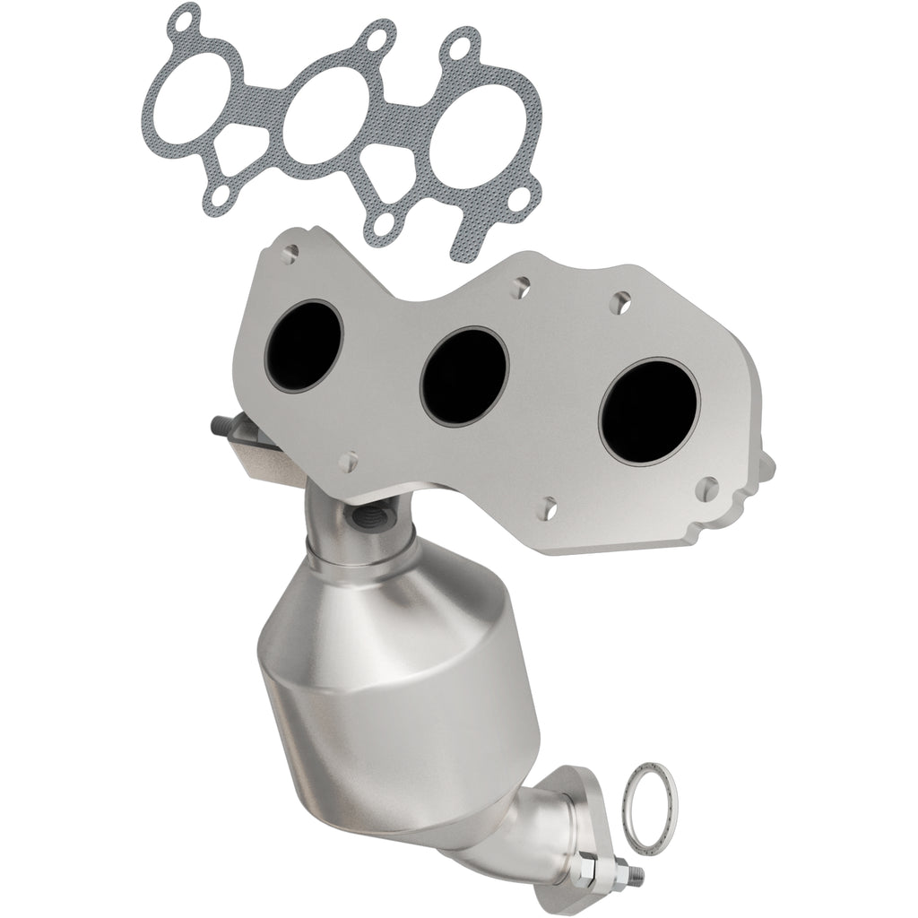 Catalytic-Converter-With-Integrated-Exhaust-Manifold