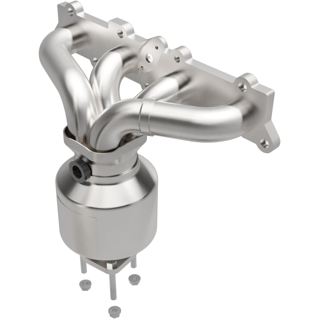 Catalytic-Converter-With-Integrated-Exhaust-Manifold
