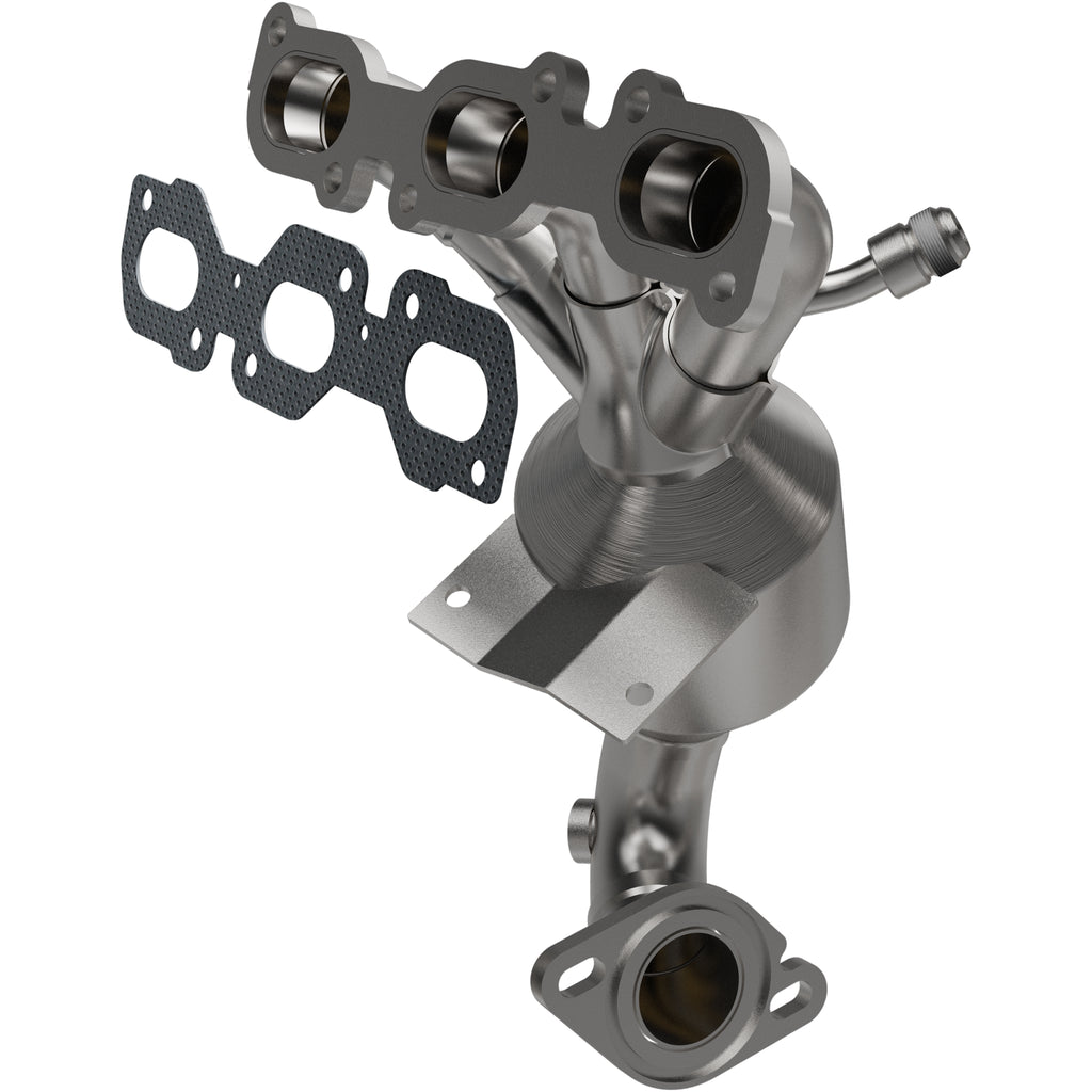 Catalytic-Converter-With-Integrated-Exhaust-Manifold
