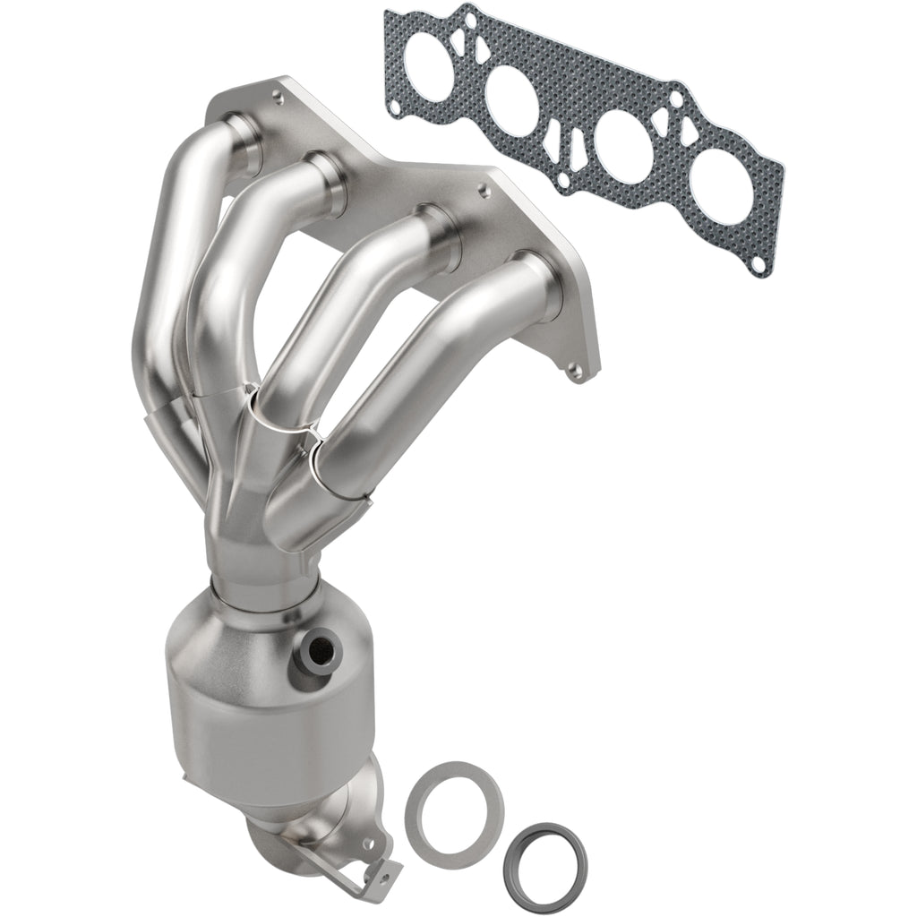 Catalytic-Converter-With-Integrated-Exhaust-Manifold