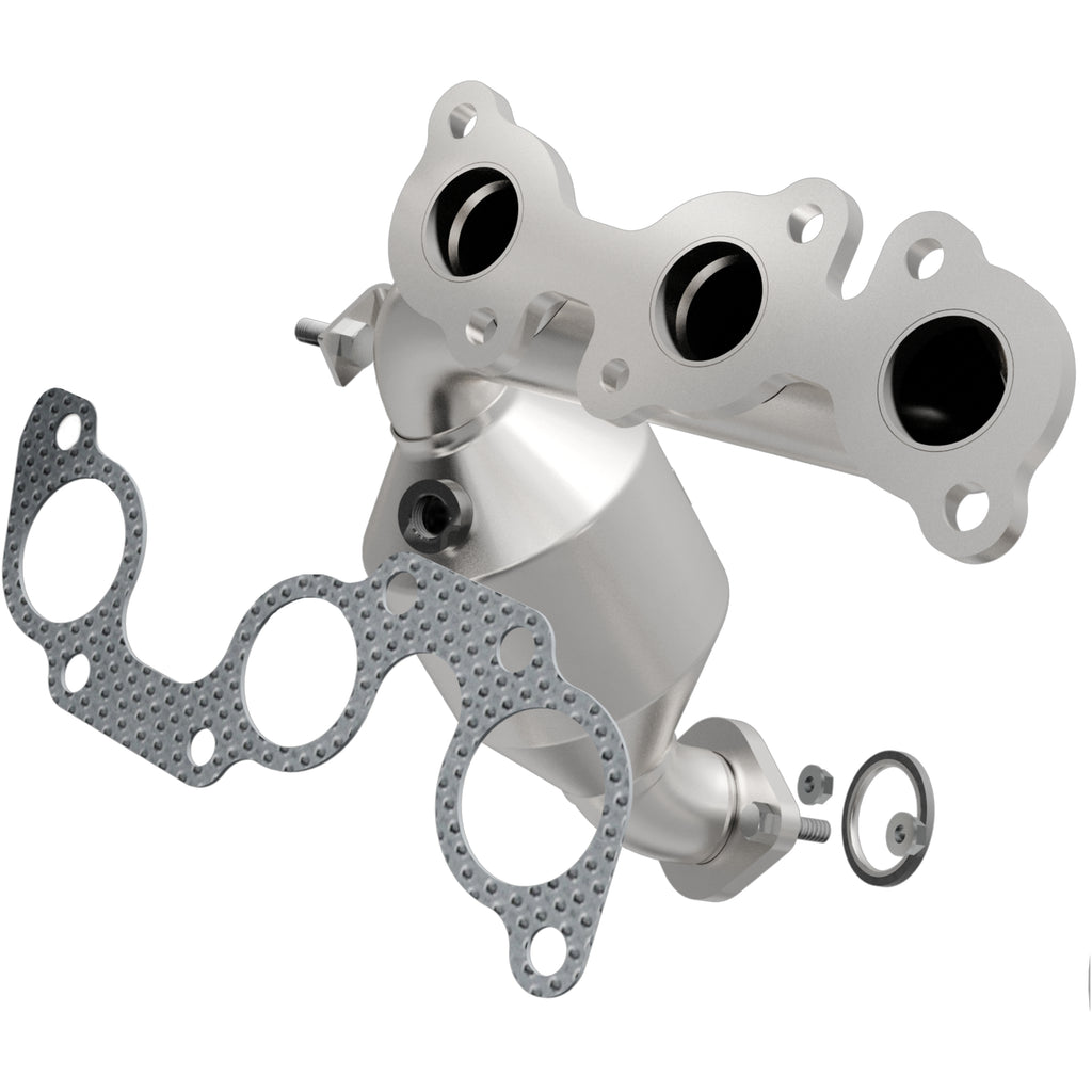 Catalytic-Converter-With-Integrated-Exhaust-Manifold