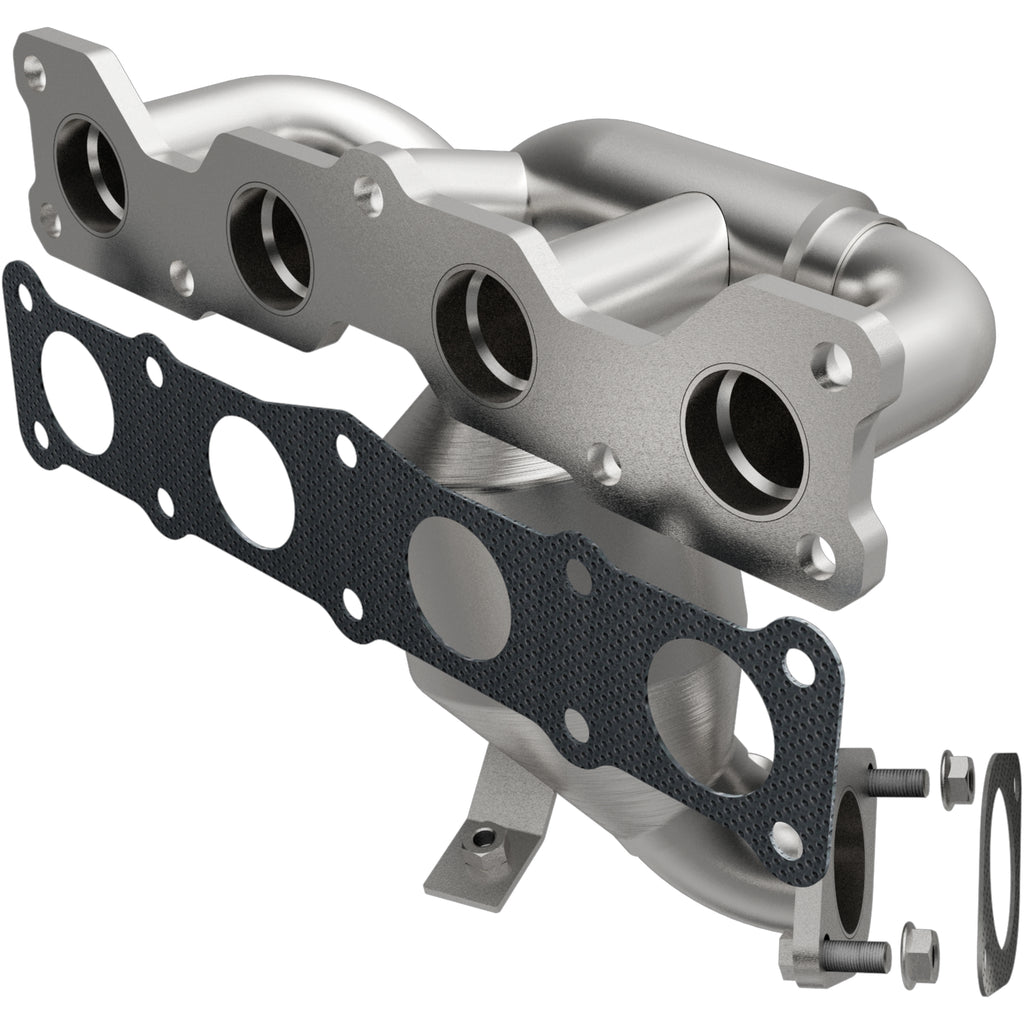 Catalytic-Converter-With-Integrated-Exhaust-Manifold