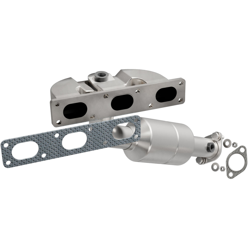 Catalytic-Converter-With-Integrated-Exhaust-Manifold