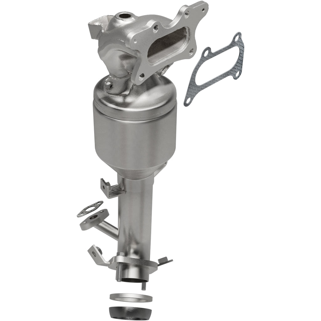Catalytic-Converter-With-Integrated-Exhaust-Manifold