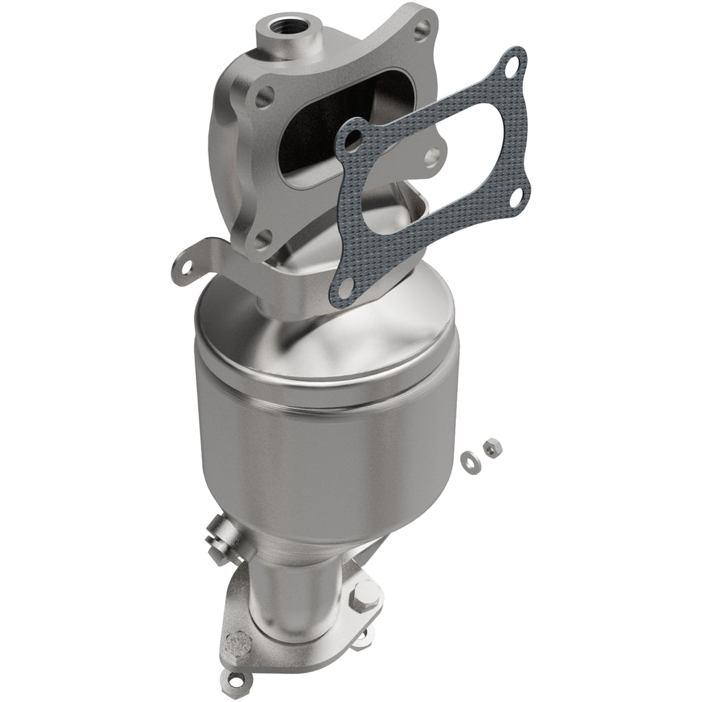 Catalytic-Converter-With-Integrated-Exhaust-Manifold