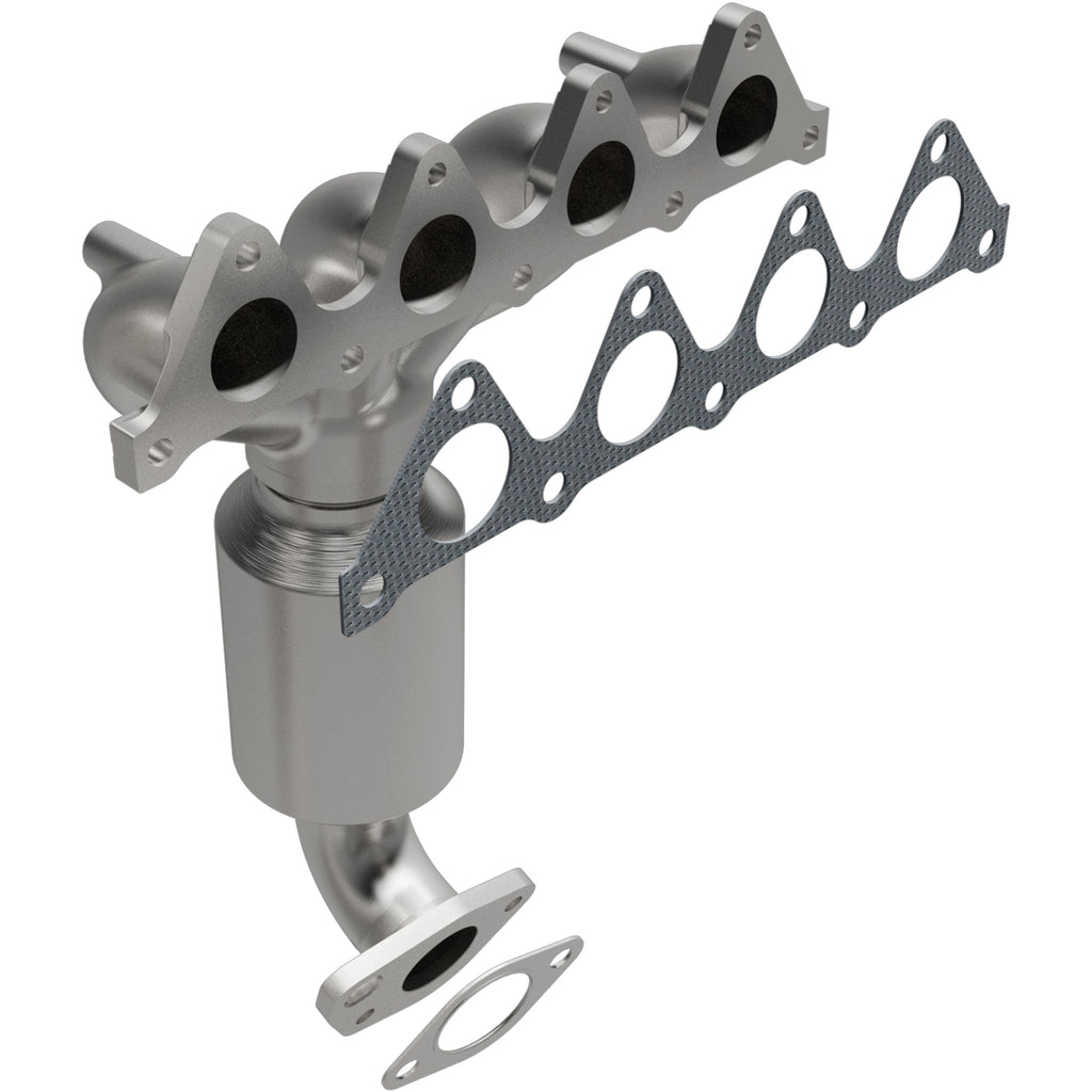Catalytic-Converter-With-Integrated-Exhaust-Manifold