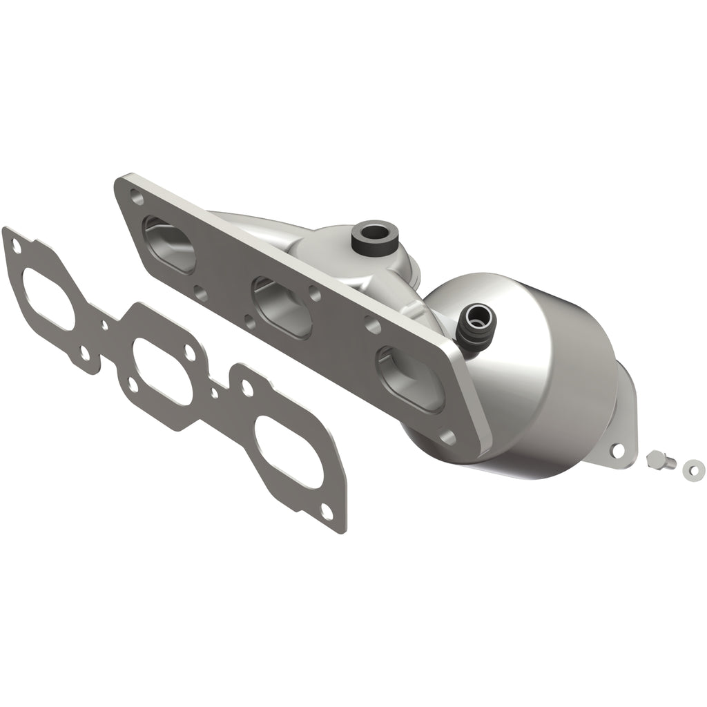 Catalytic-Converter-With-Integrated-Exhaust-Manifold