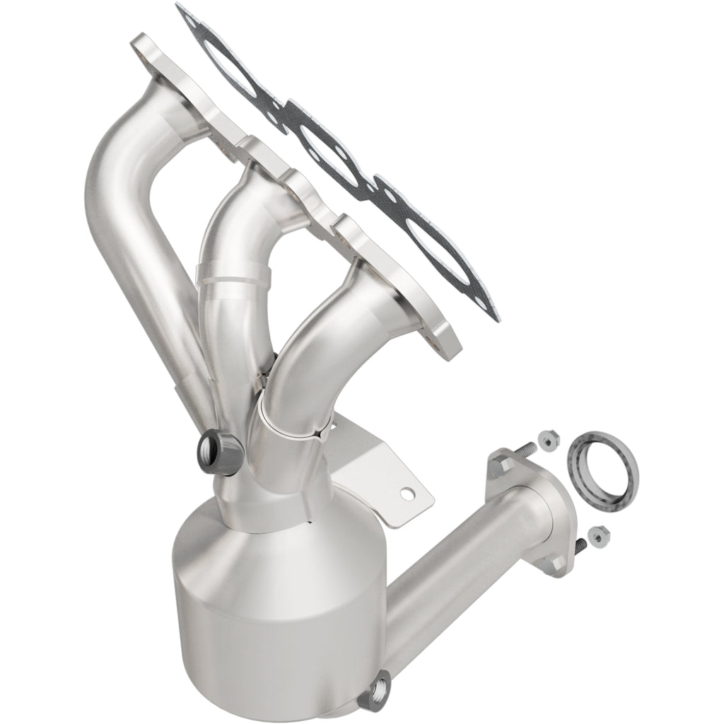 Catalytic-Converter-With-Integrated-Exhaust-Manifold