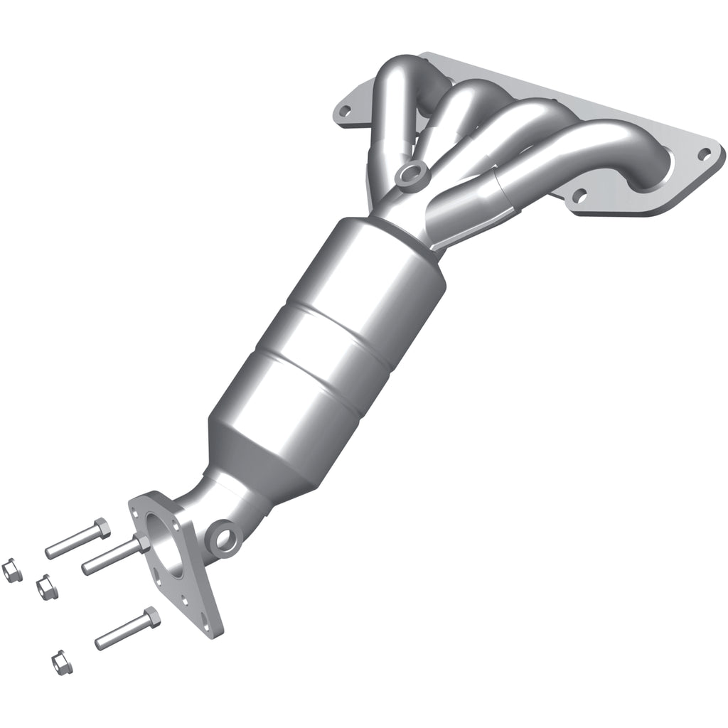 Catalytic-Converter-With-Integrated-Exhaust-Manifold