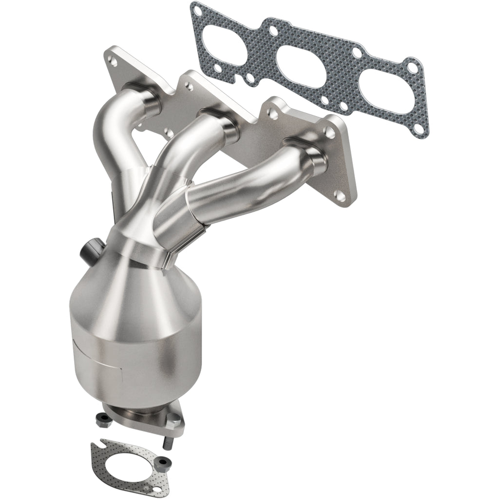 Catalytic-Converter-With-Integrated-Exhaust-Manifold