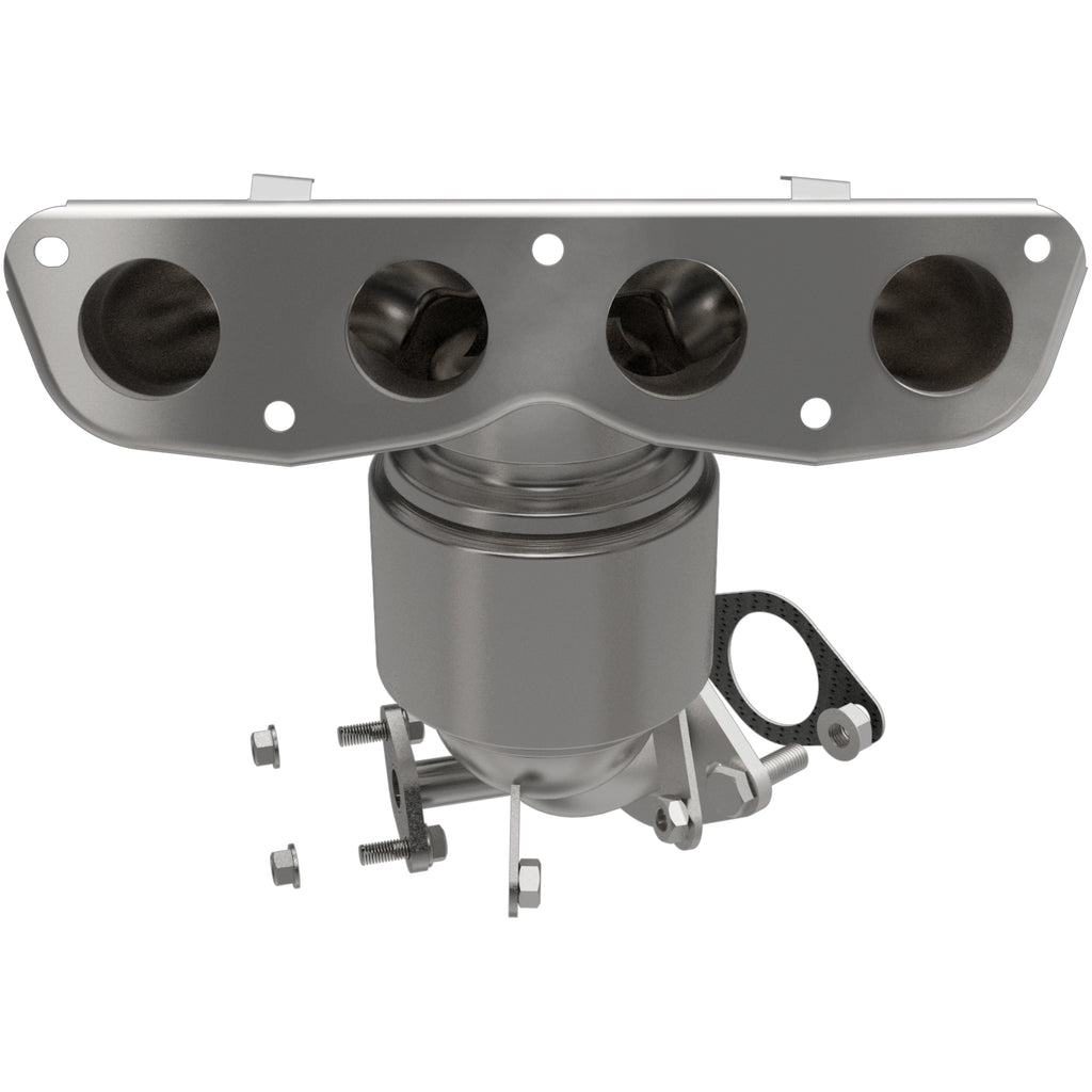 Catalytic-Converter-With-Integrated-Exhaust-Manifold