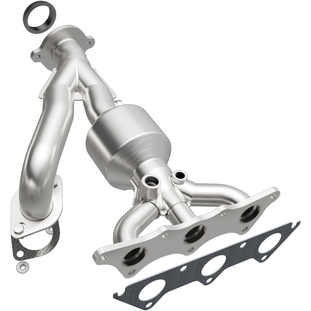 Catalytic-Converter-With-Integrated-Exhaust-Manifold