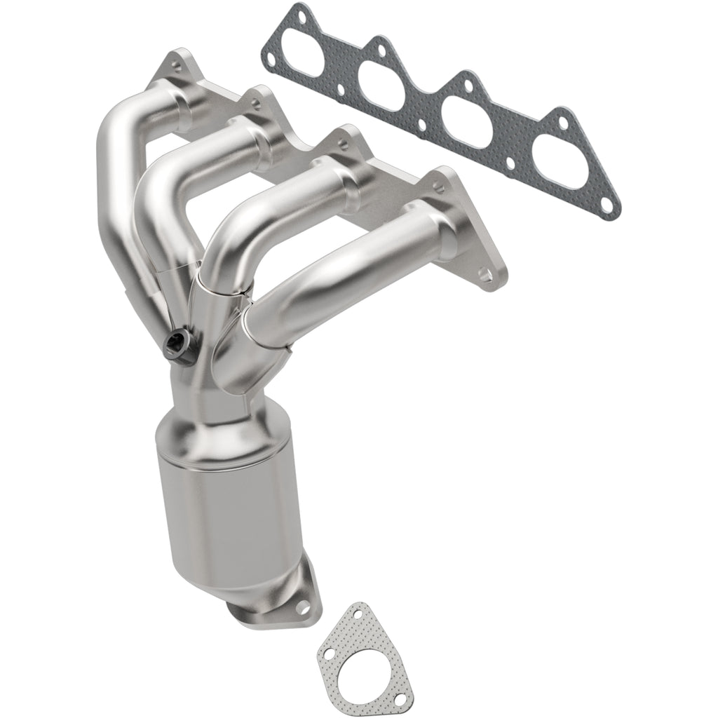Catalytic-Converter-With-Integrated-Exhaust-Manifold