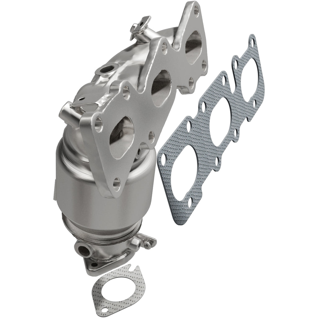 Catalytic-Converter-With-Integrated-Exhaust-Manifold