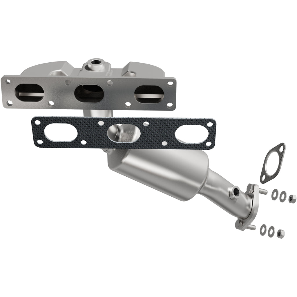 Catalytic-Converter-With-Integrated-Exhaust-Manifold