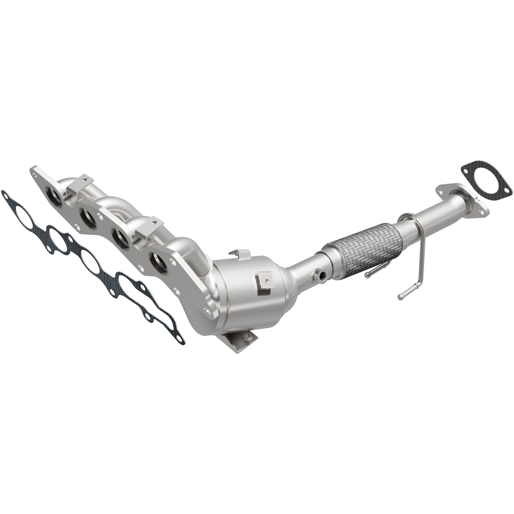 Catalytic-Converter-With-Integrated-Exhaust-Manifold