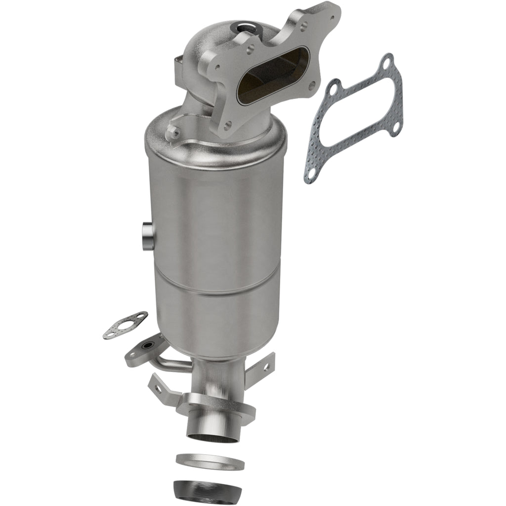 Catalytic-Converter-With-Integrated-Exhaust-Manifold