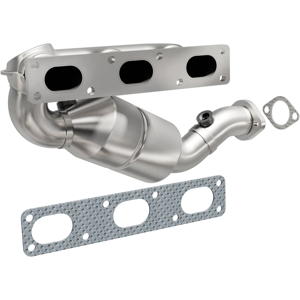 Catalytic-Converter-With-Integrated-Exhaust-Manifold