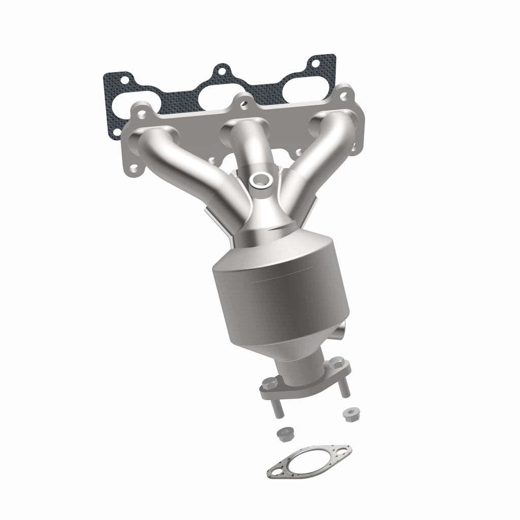 Catalytic-Converter-With-Integrated-Exhaust-Manifold