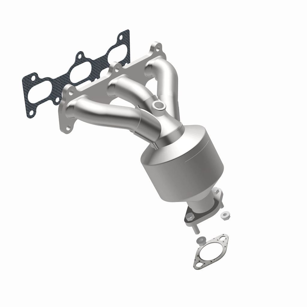 Catalytic-Converter-With-Integrated-Exhaust-Manifold