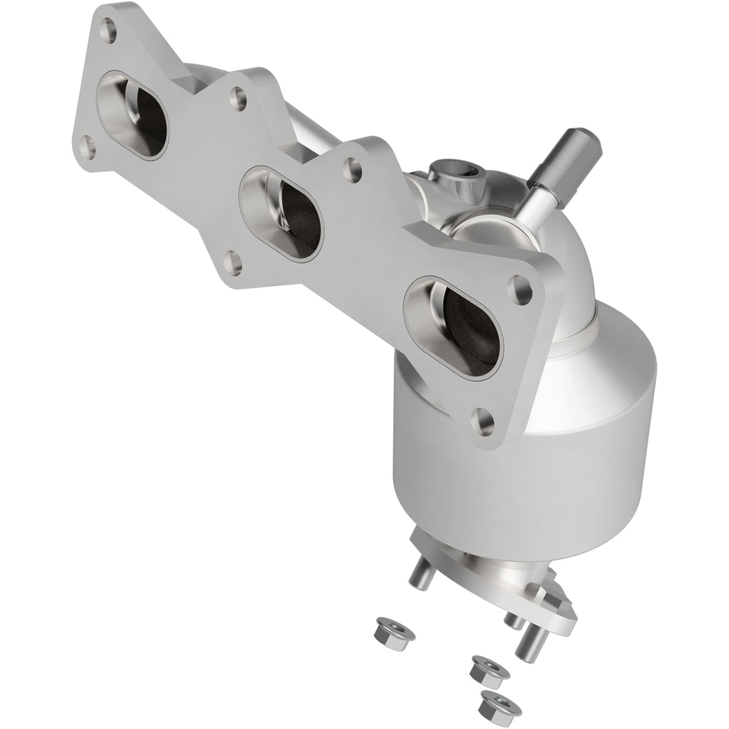 Catalytic-Converter-With-Integrated-Exhaust-Manifold