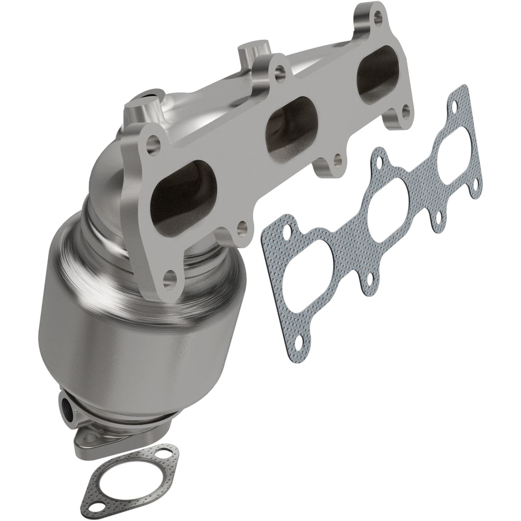 Catalytic-Converter-With-Integrated-Exhaust-Manifold