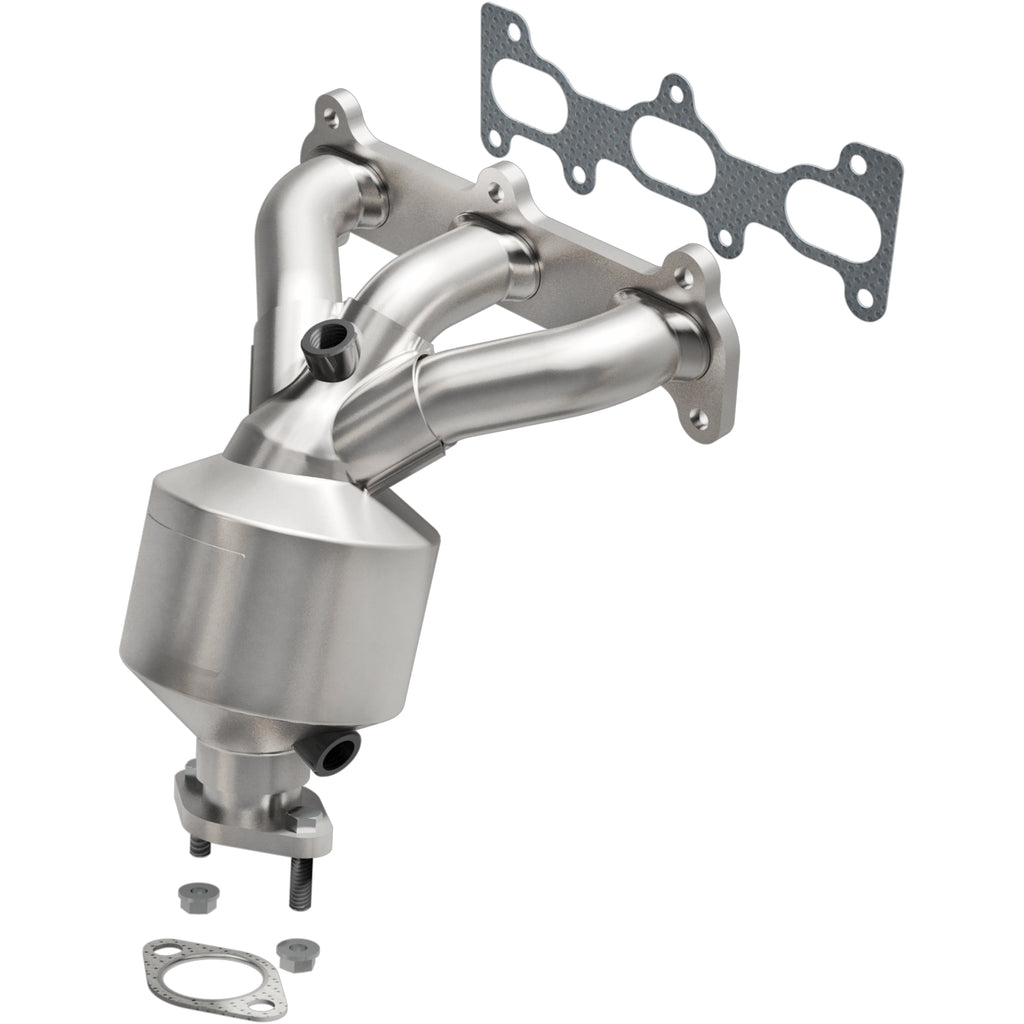 Catalytic-Converter-With-Integrated-Exhaust-Manifold