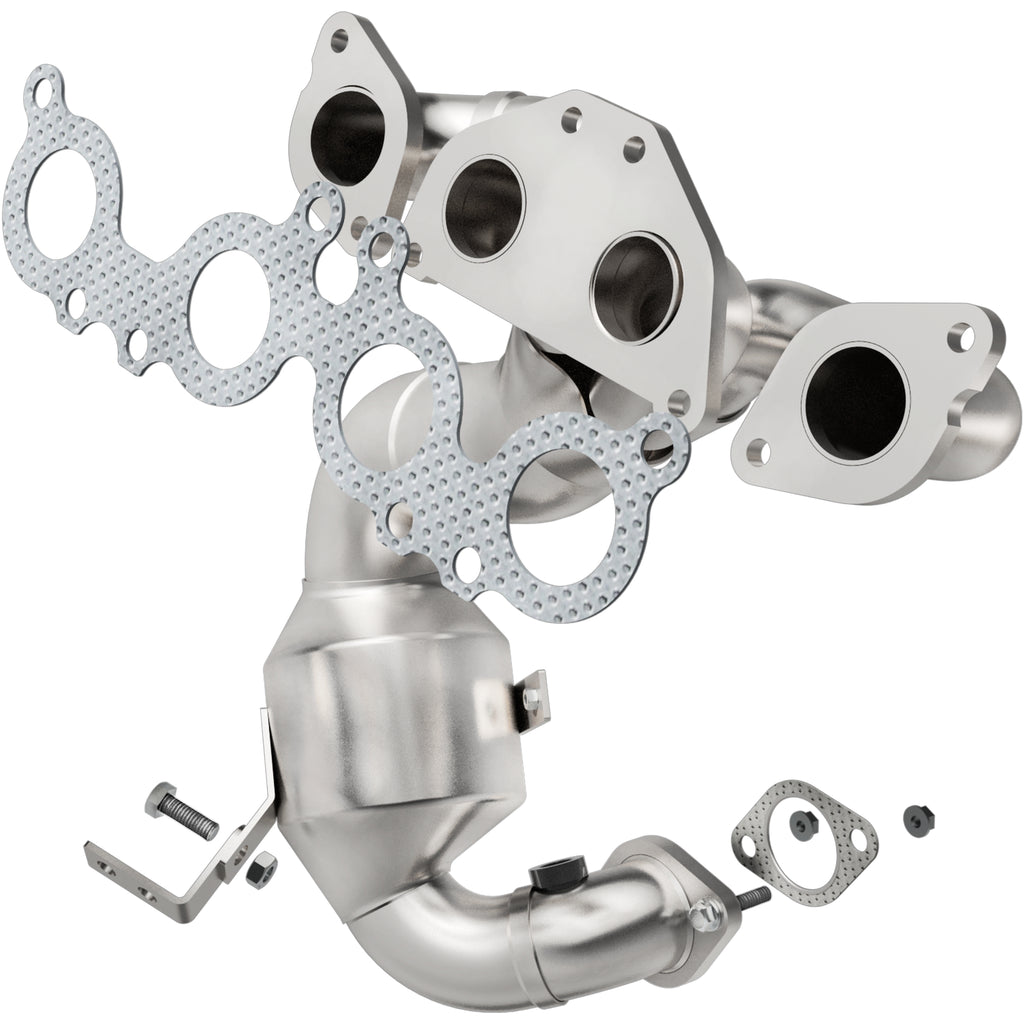 Catalytic-Converter-With-Integrated-Exhaust-Manifold